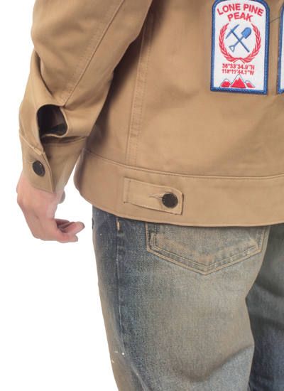 【ラスト1点】 PATCHES WORK JACKET - ワークジャケット (カーキ)