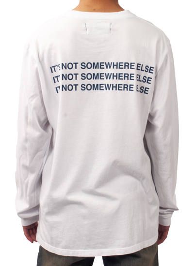 COORDINATE LONGSLEEVE T-SHIRT - カットソー (ホワイト)
