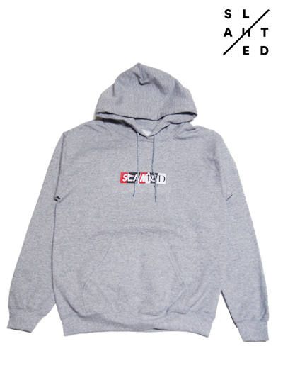 BOX LOGO - フーディー (グレー)