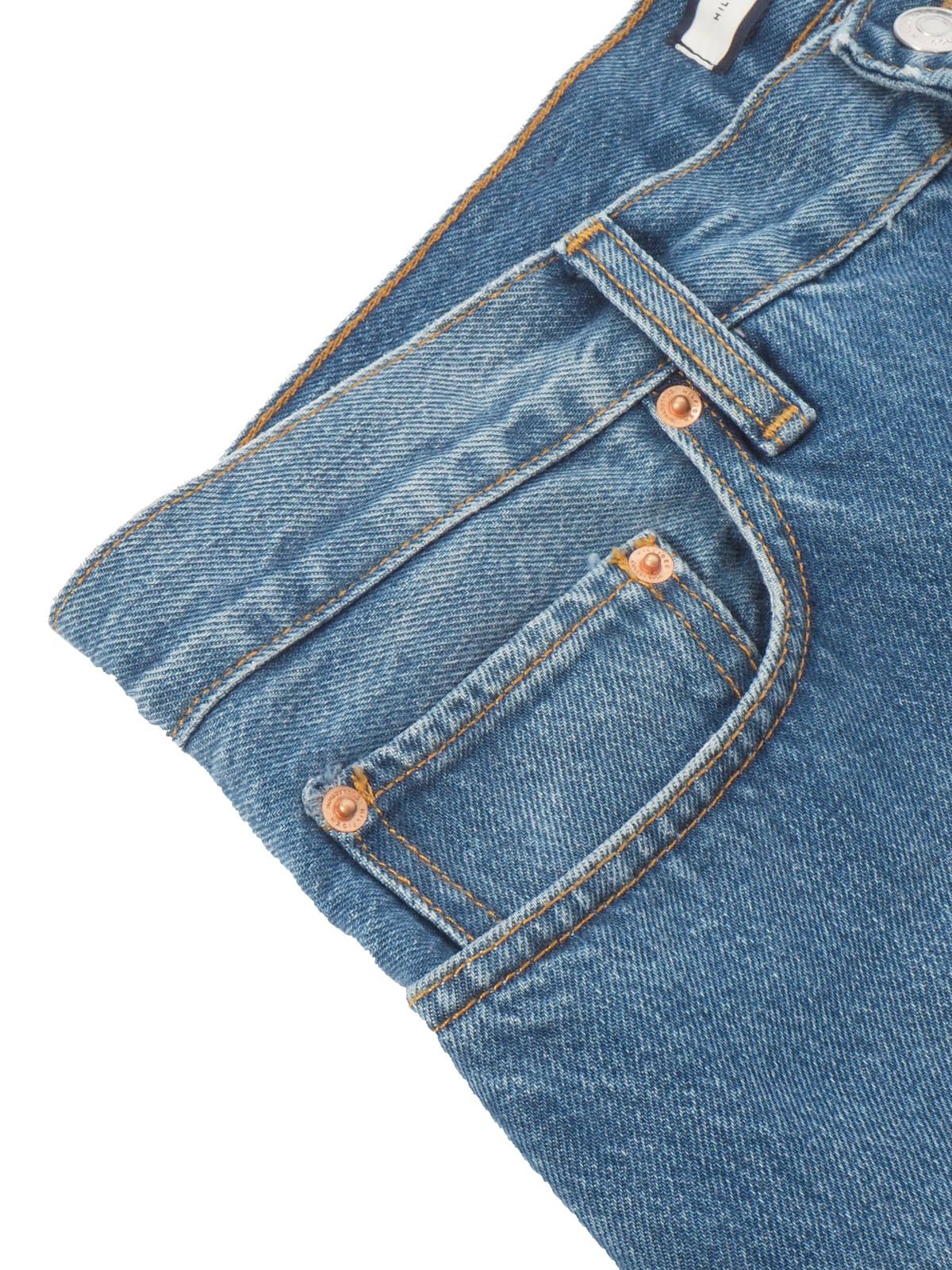 HCM NAUTICAL BADGE DENIM PANT / ヒルフィガーコレクション ノーティカル バッジ デニムパンツ(ブルー)