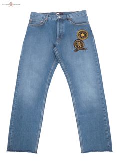 HCM NAUTICAL BADGE DENIM PANT / ヒルフィガーコレクション ノーティカル バッジ デニムパンツ(ブルー)