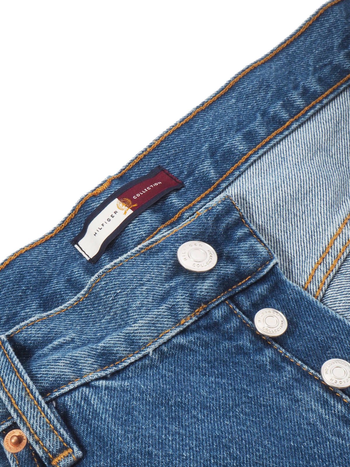 HCM NAUTICAL BADGE DENIM PANT / ヒルフィガーコレクション ノーティカル バッジ デニムパンツ(ブルー)