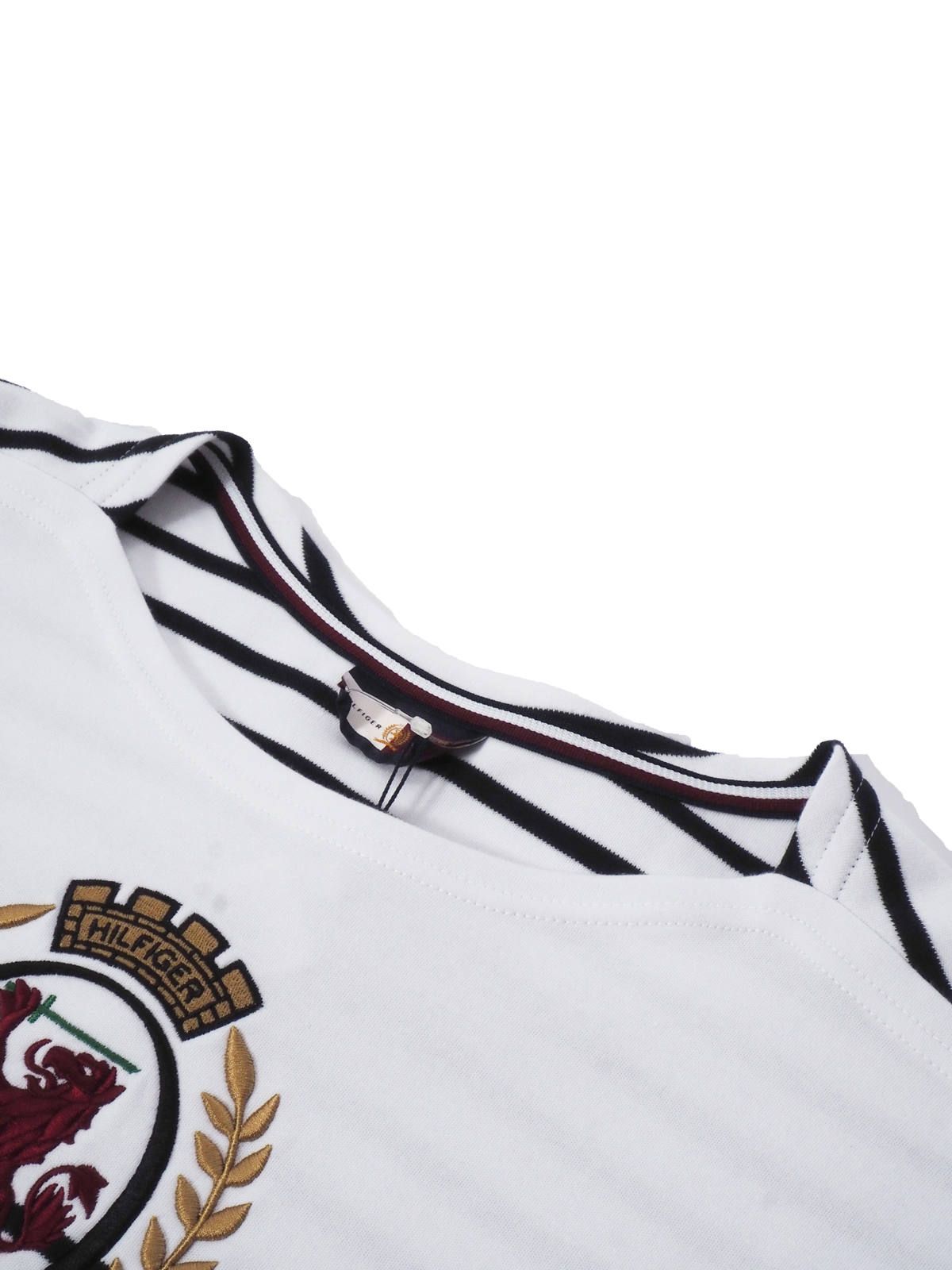 【ラスト1点】 HCM BRETON STRIPE LS CREST TEE / ボーダー カットソー (ホワイト)