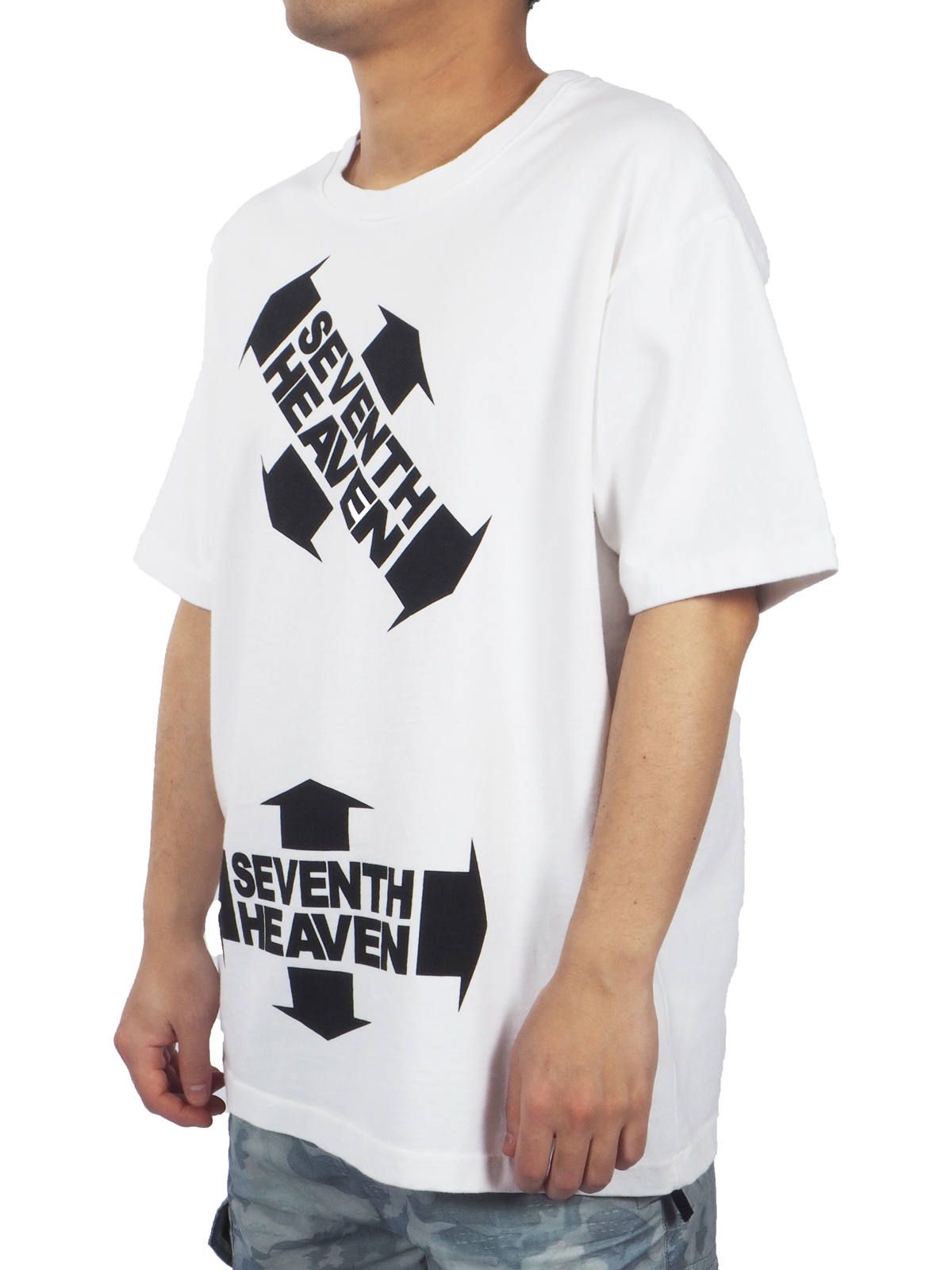 SEVENTH HEAVEN - ENCLOSED SH LOGO S/S TEE / Tシャツ (ホワイト