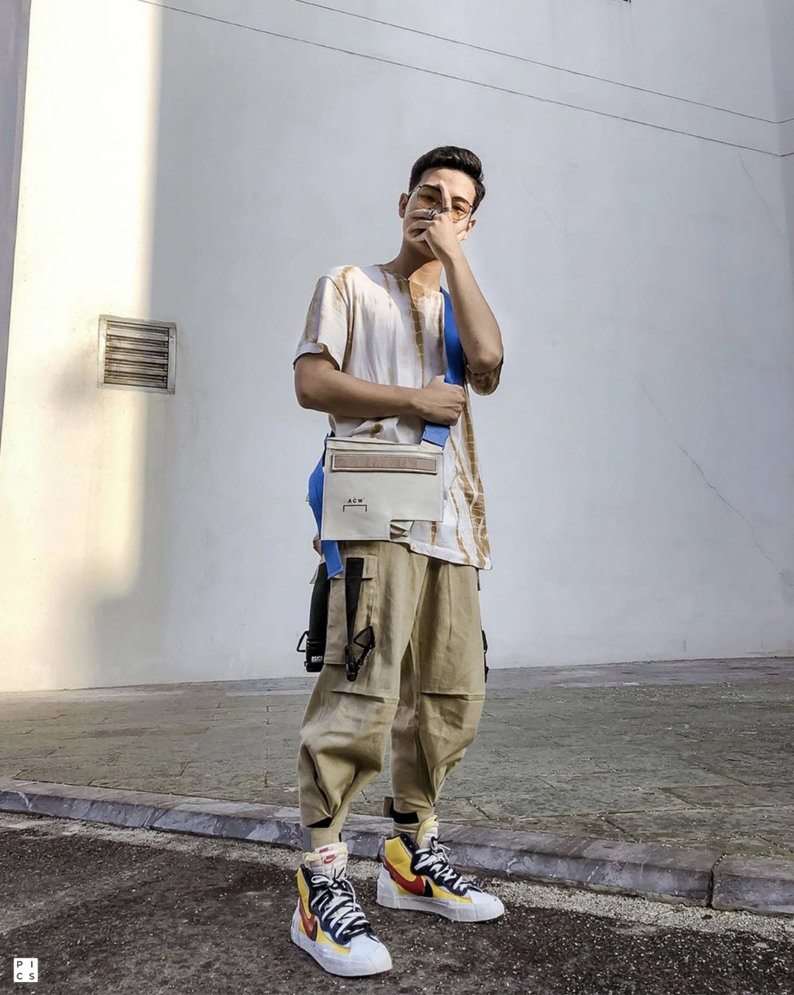C14 CARGO PANTS - カーゴパンツ (ベージュ)