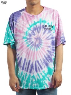 ラスト1点 / Dept. Pink Marina Tie Dye Tee / デプト ピンク マリーナ タイダイ Tシャツ (ピンク)