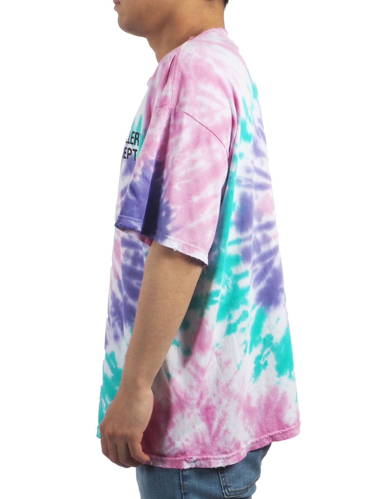 ラスト1点 / Dept. Pink Marina Tie Dye Tee / デプト ピンク マリーナ タイダイ Tシャツ (ピンク)
