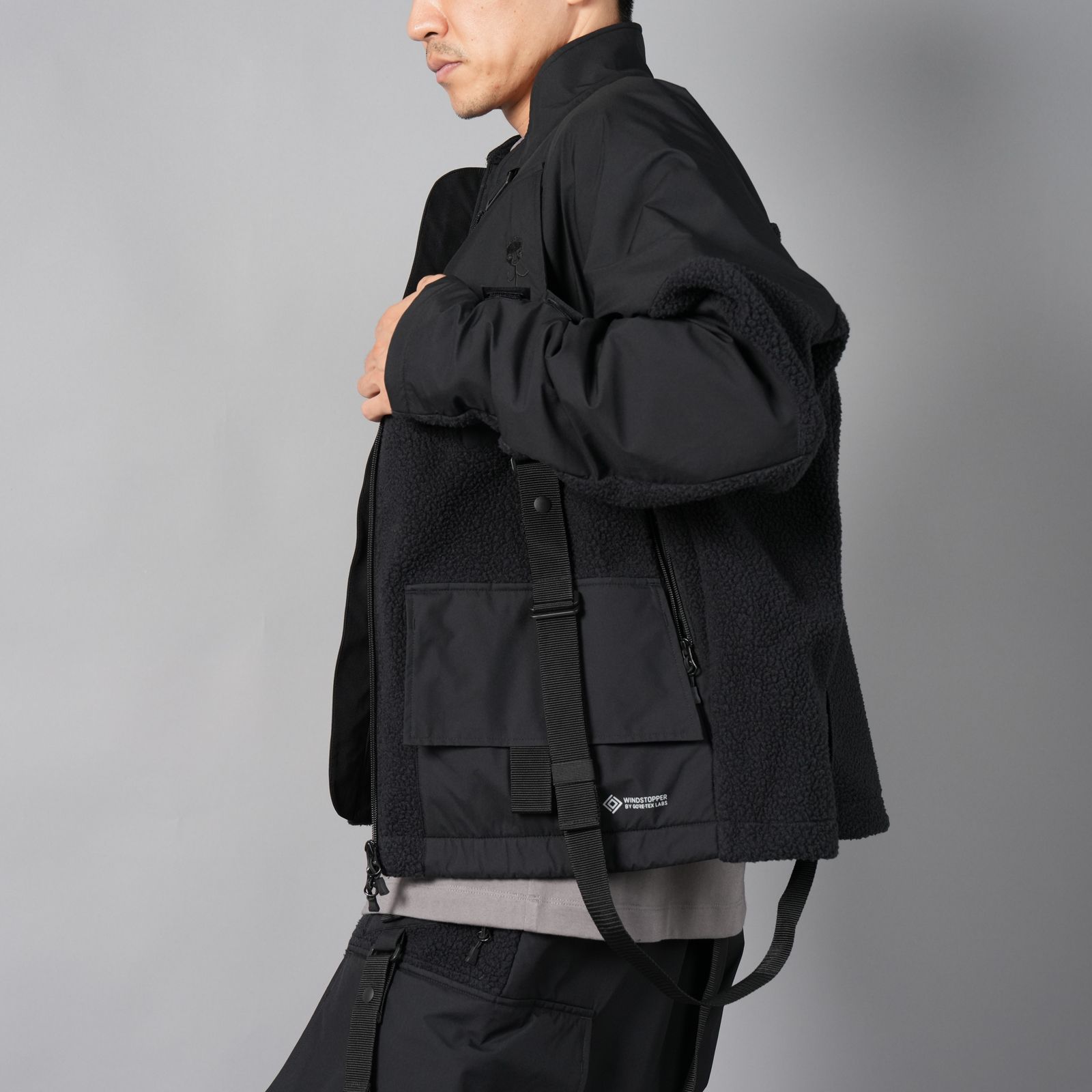 D-VEC - 【限定】WINDSTOPPER BY GORE-TEX LABS 3L x POLARTEC COAST GUARD.SHIRT  BLOUSON / ゴアテックス ラボ スリーレイヤー / シャツブルゾン [防水・防風] (ブラック) | Confidence