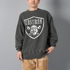 【残りわずか】PRINTED CREW NECK "NFL" / プリント クルーネック エヌエフエル / スウェット・トレーナー (ブラック)