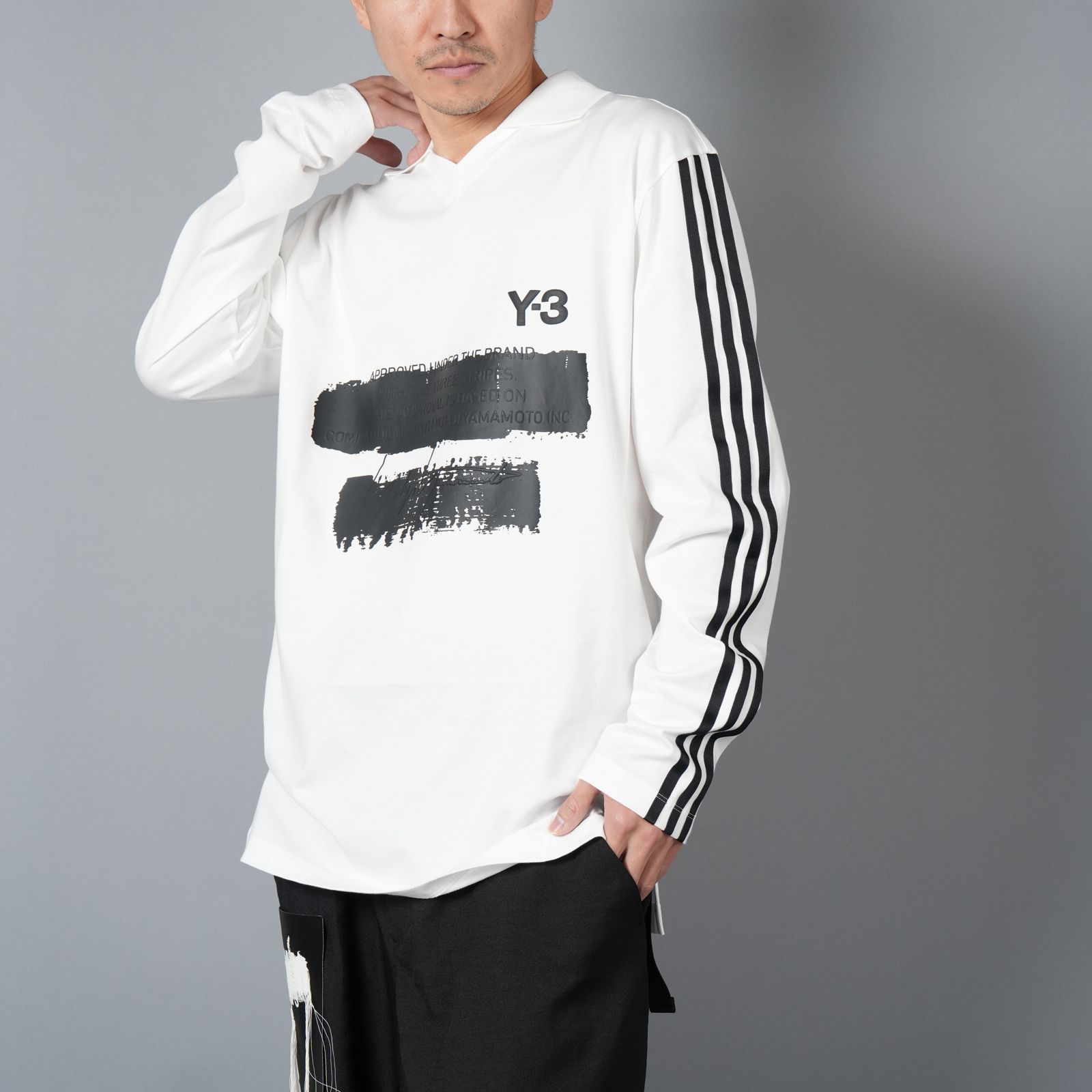 Y-3 - U GFX LOGO LS T / ユニセックス グラフィックス ロング
