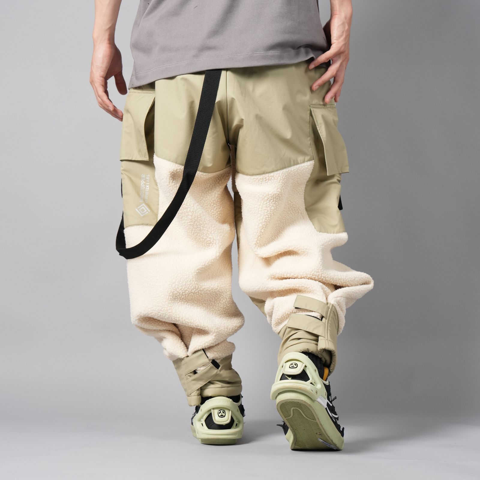 【限定】WINDSTOPPER BY GORE-TEX LABS 3L x POLARTEC  COAST GUARD TROUSERS / ゴアテックス ラボ スリーレイヤー / ナイロンパンツ [防水・防風] (ベージュ)