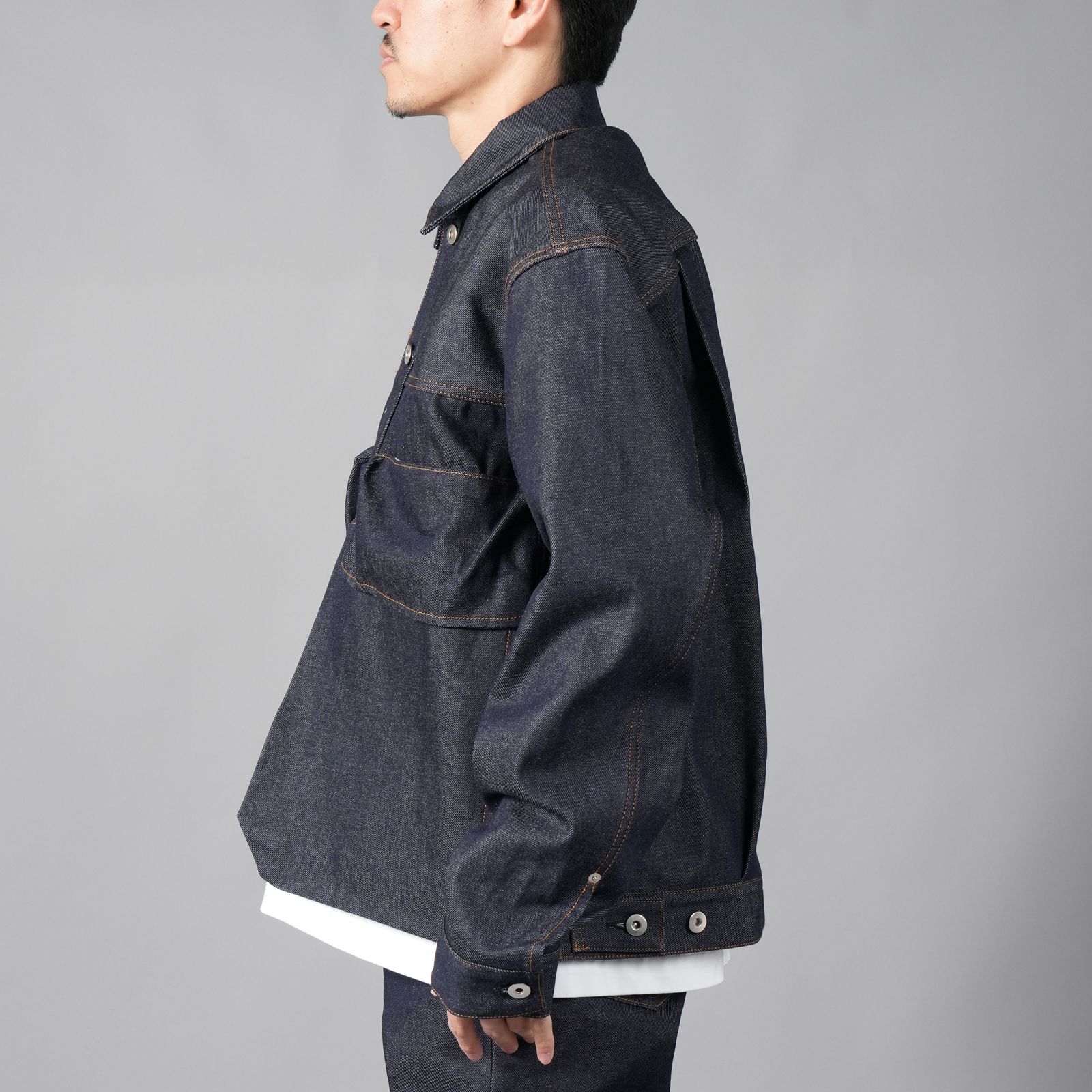 【ラスト1点】POCKET DENIM JACKET / ポケットデニムジャケット (インディゴ)