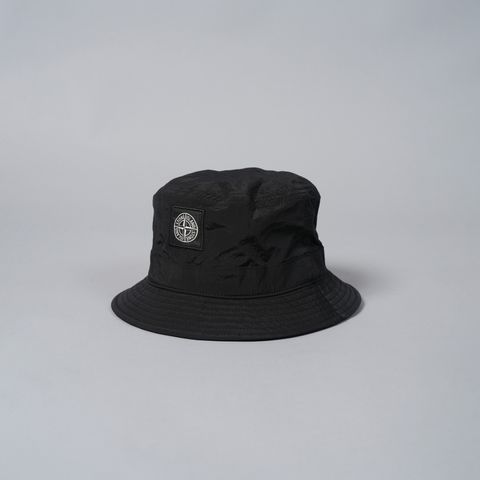 【ラスト1点】99376 NYLON METAL IN ECONYL® REGENERATED NYLON / バケットハット [ナイロンメタル] (ブラック)