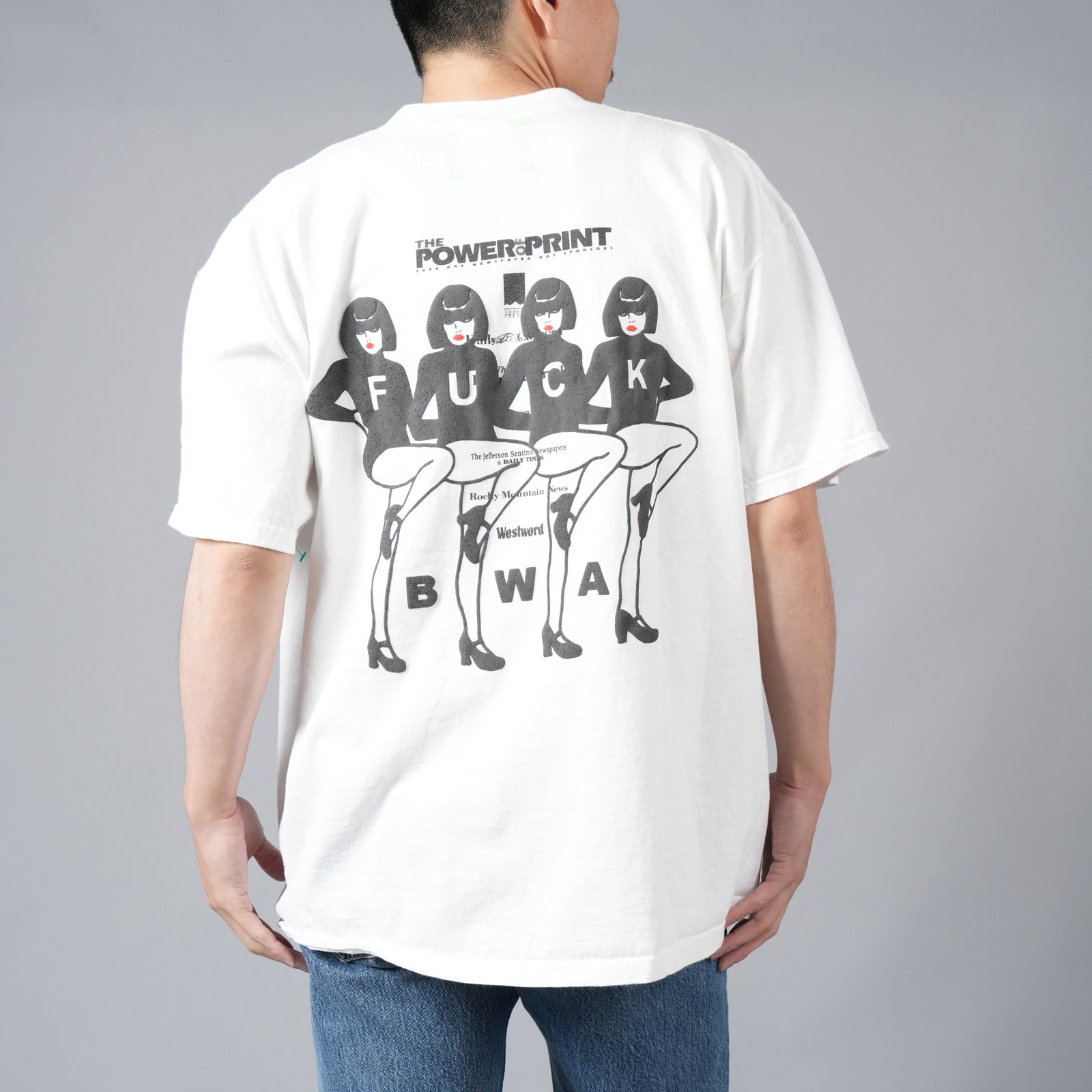 Kissing Idiots Tee / キシング イディオツ Tシャツ [XLサイズ] (ホワイト)
