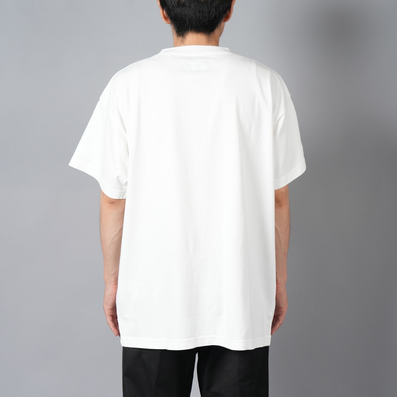 【ラスト1点】[8月10日(土)10時発売!!] PRINTED TEE SHIRTS "FINGER PRINT" / Tシャツ (ホワイト)