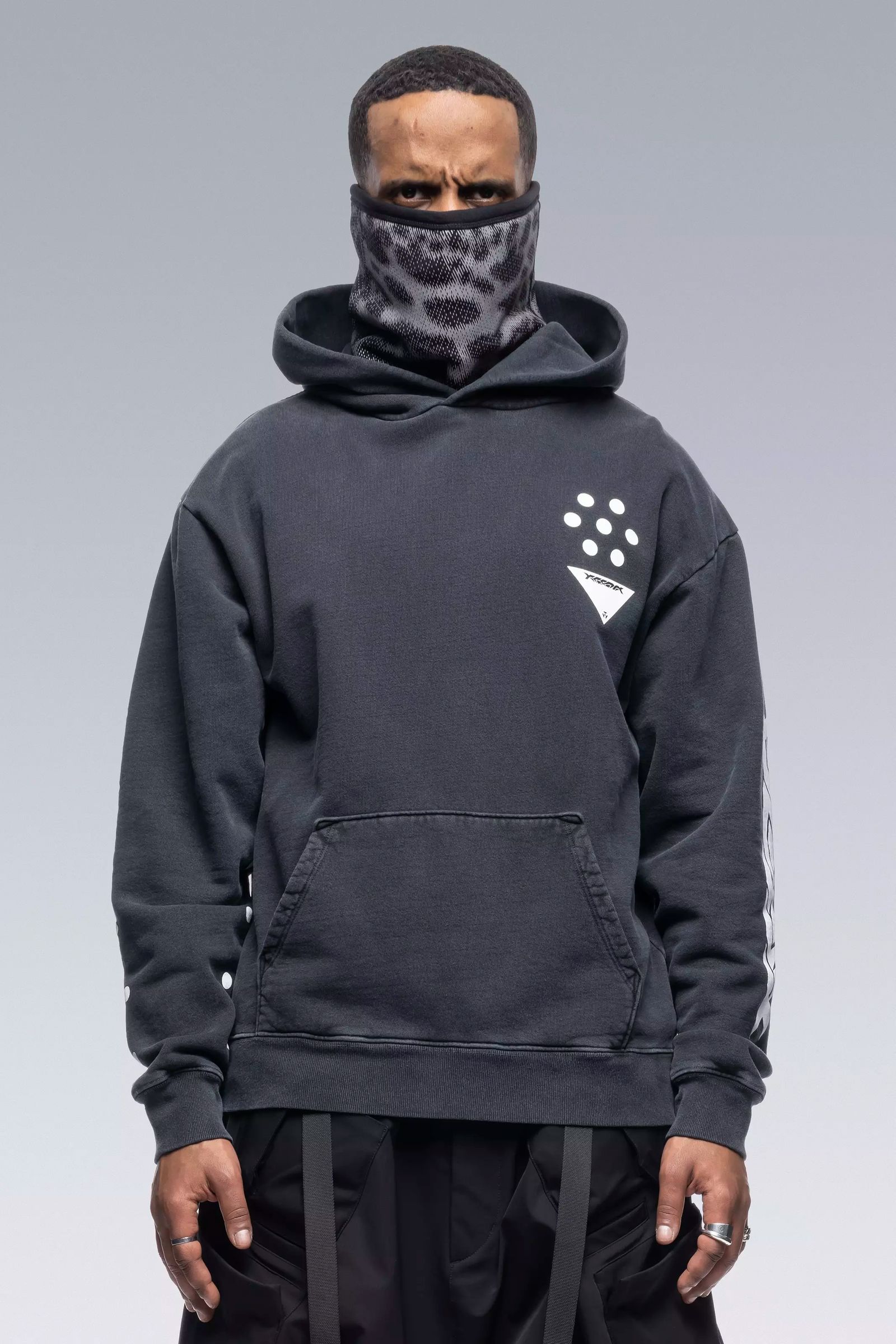 NG1-PS / Retroreflective Powerstretch Neck Gaiter Gen. 1 Next To Skin (NTS) / ネックゲイター [ストレッチ入り] (ブラック)
