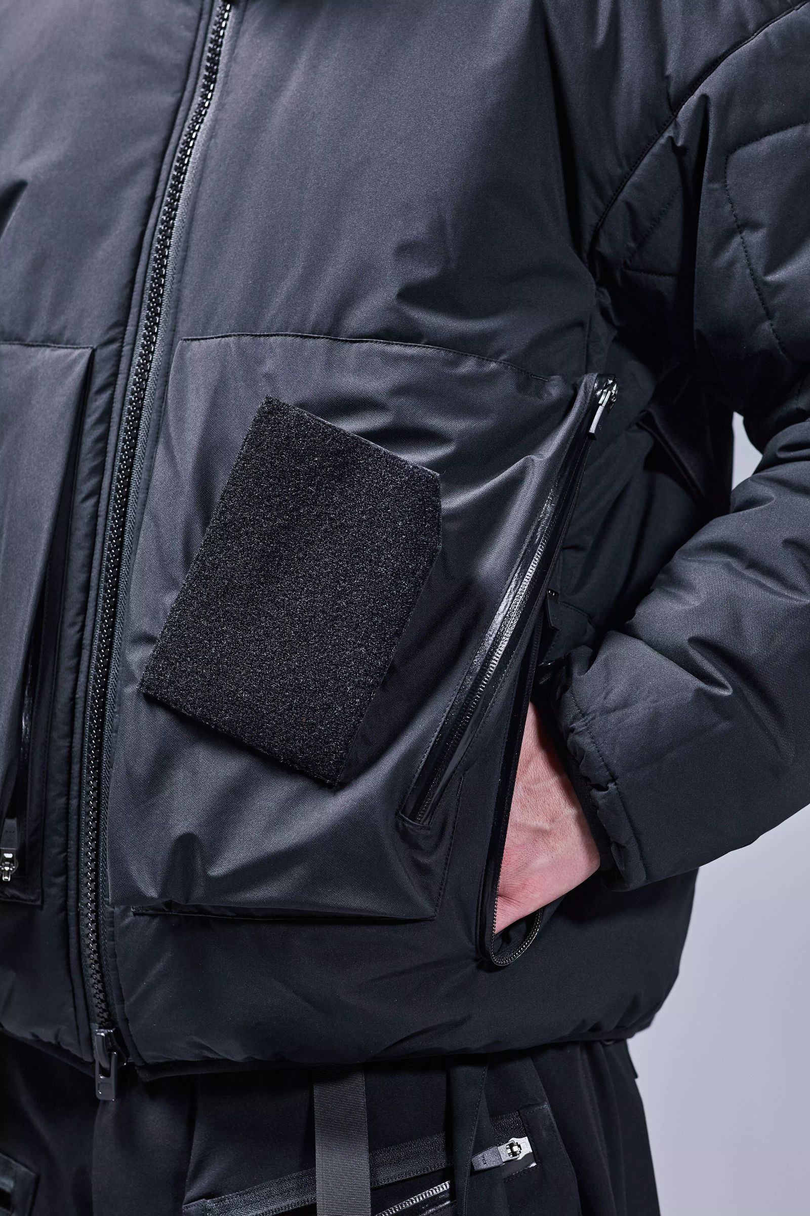 【ラスト1点】J91A-WS / Windstopper® PrimaLoft® Modular Jacket Gen. 1 / ウィンドストッパー プリマロフト モジュラージャケット[2L Gore-Tex][PRIMALOFT][ワイドフィット] (ブラック)