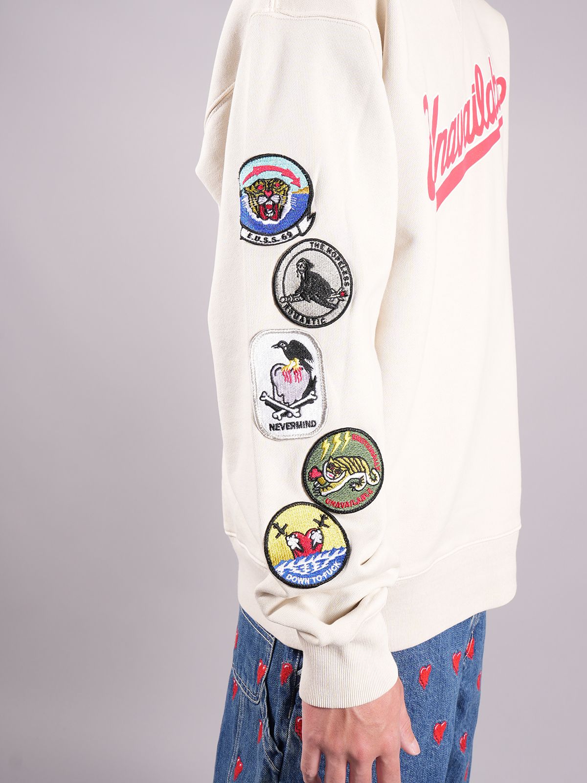 Emotionally Unavailable - ラスト1点 / EU PATCHES CREWNECK