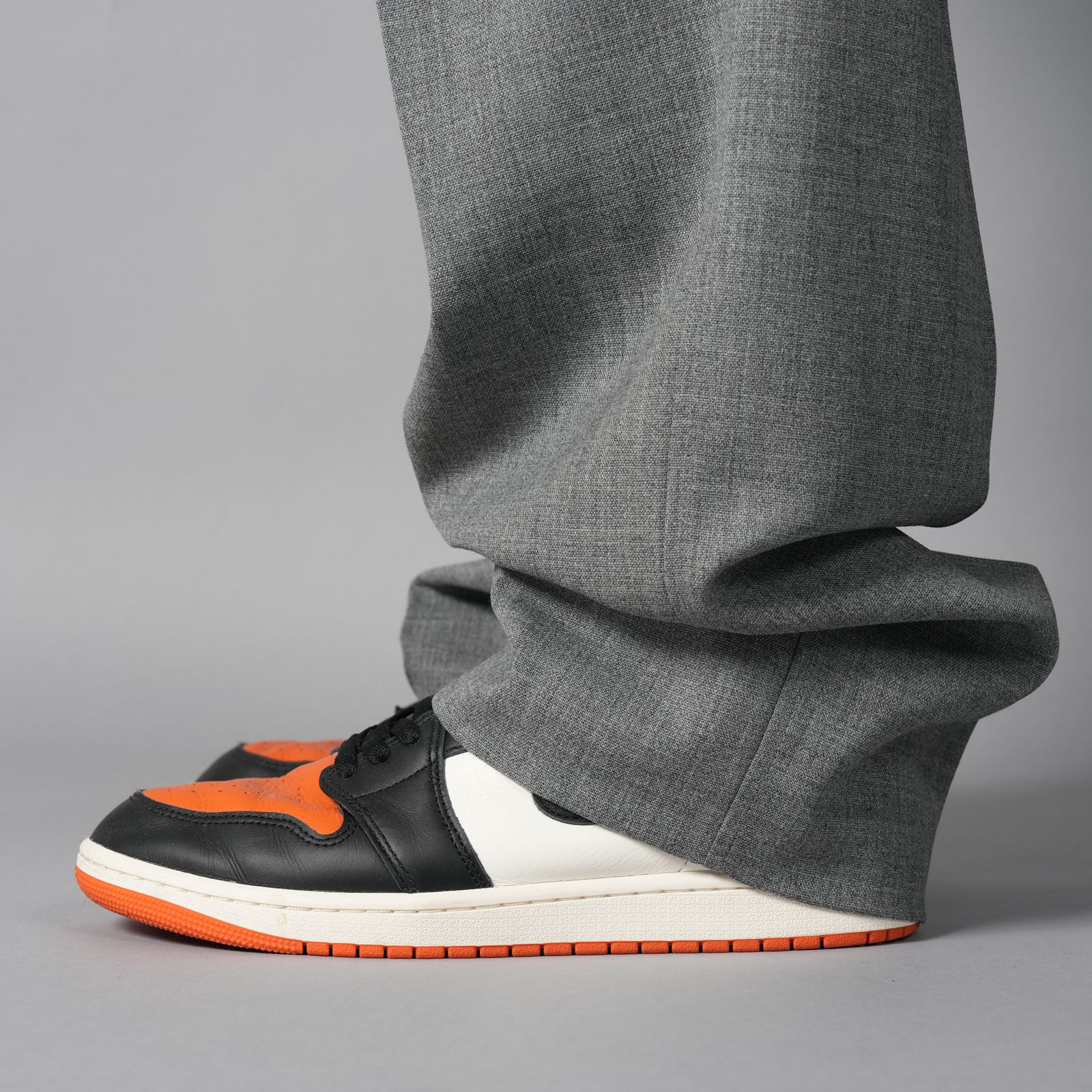 【ラスト1点】One Tuck Slacks / ワンタックスラックス (グレー)