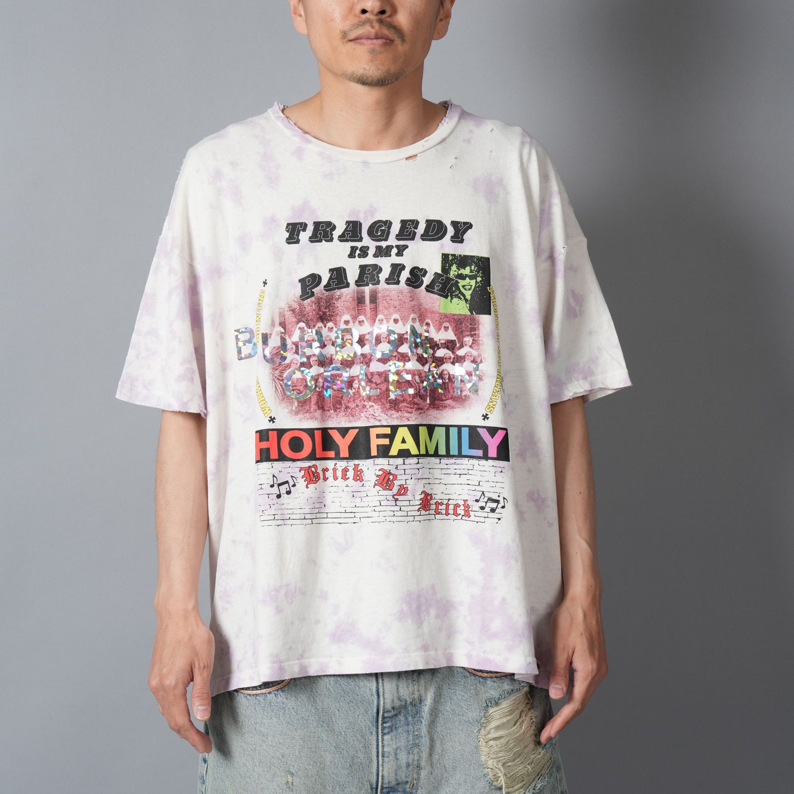 HOLY FAMILY TIE DYE TEE / Tシャツ (タイダイ)