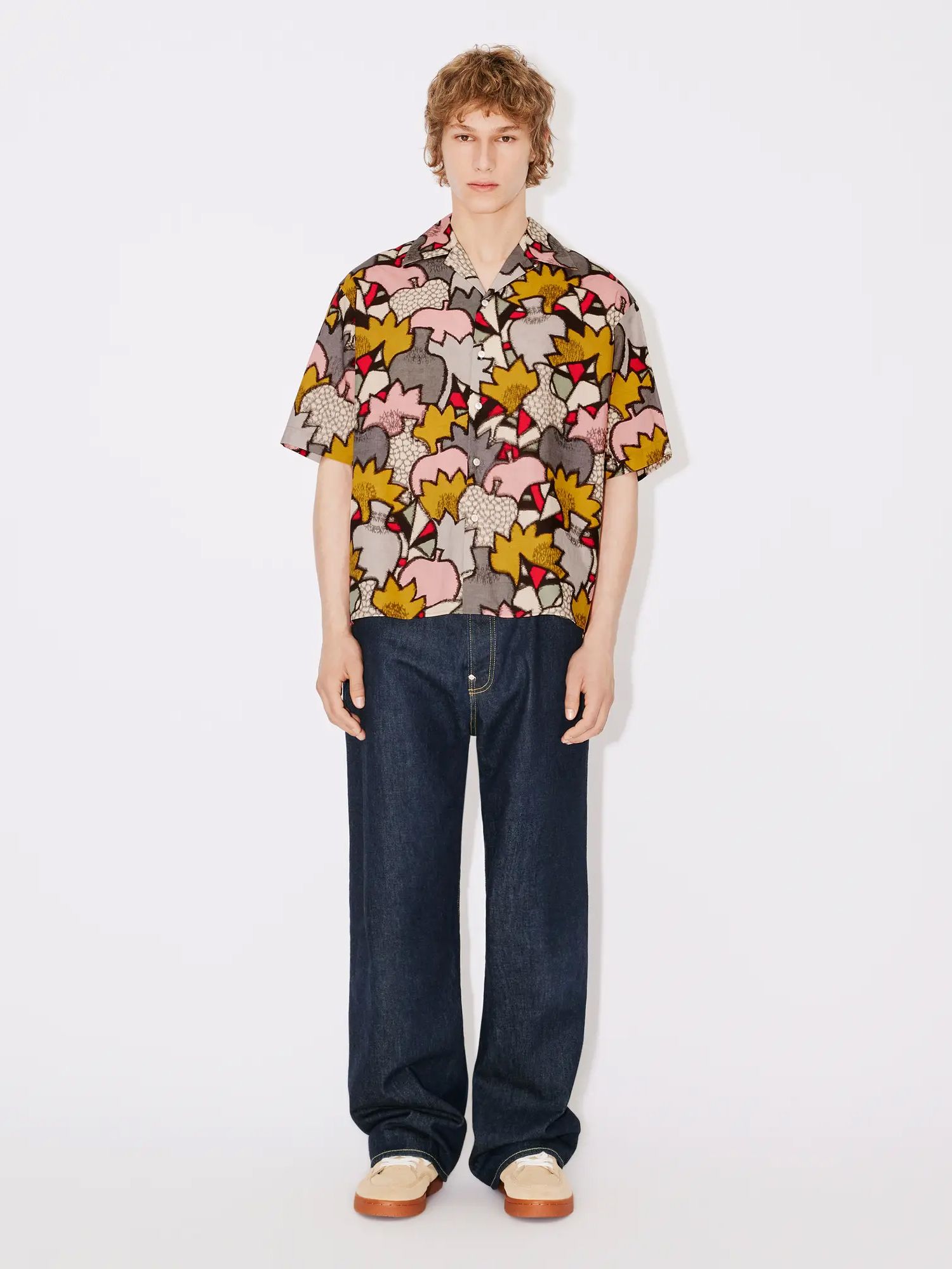 KENZO - KIMONO KENZO CAMO SS SHIRT / キモノ ケンゾー カモ ショート