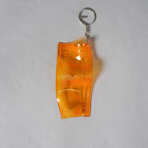 ACRYLIC KEYRING / アクリルキーリング / 💲 / ドル (オレンジ)