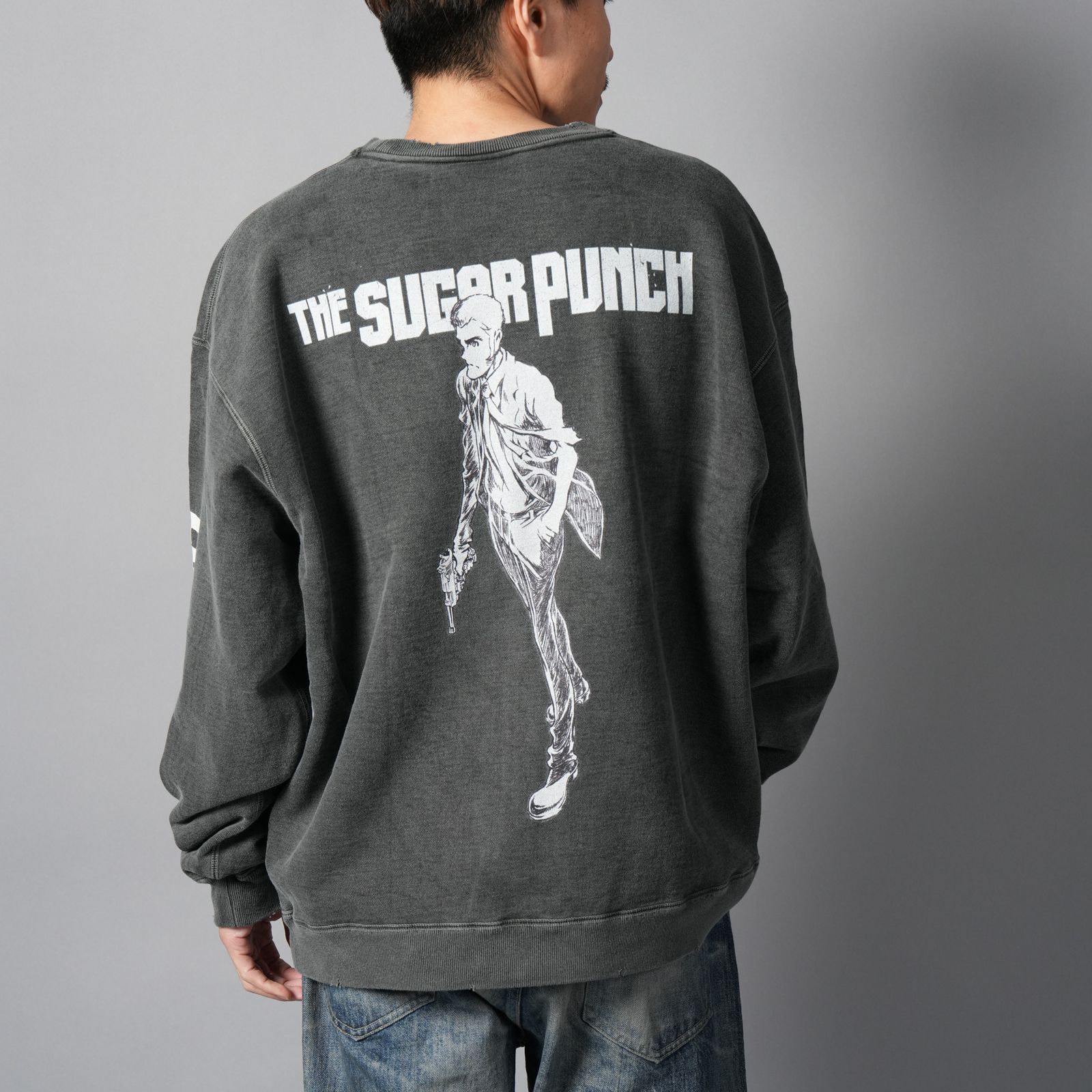 [LUPIN THE IIIRD]  Sweat  (ZENIGATA/LUPIN) / スウェット・トレーナー (ブラック)