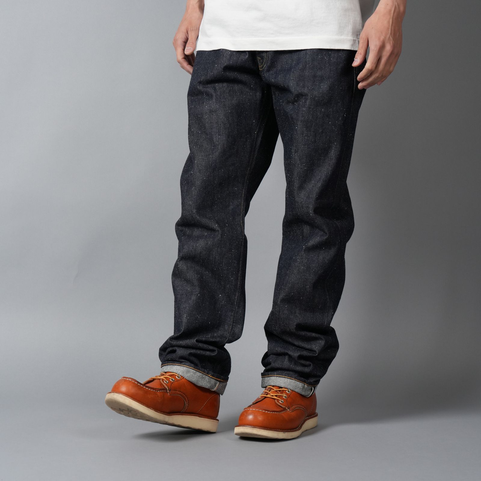 【残りわずか】【コラボ】SM-MK8-0000-C46 / BBJ_DENIM PANTS / REGID / BLUE / ベルベルジン デニムパンツ (リジッド)(ブルー)