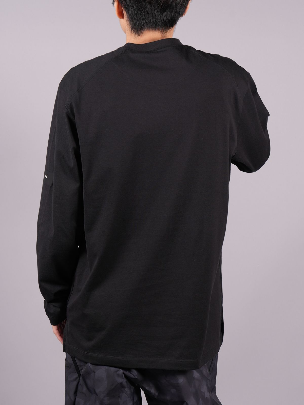 【ラスト1点】【定番商品】 LS TEE  / カットソー / ロンT  【ルーズフィット】 (ブラック)
