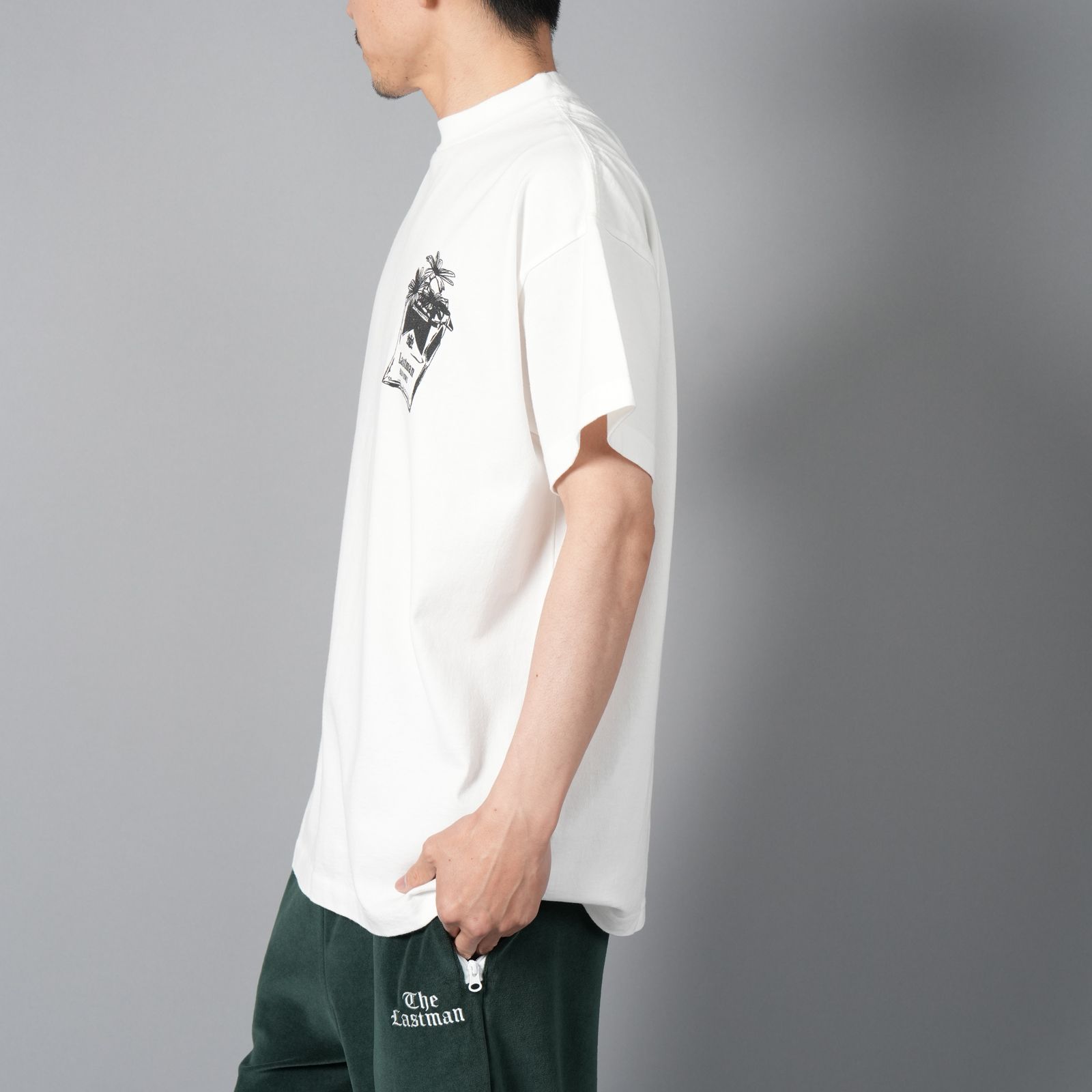 【ラスト1点】PRINTED TEE SHIRTS "TABACO" / プリントTシャツ タバコ / Tシャツ (ホワイト)