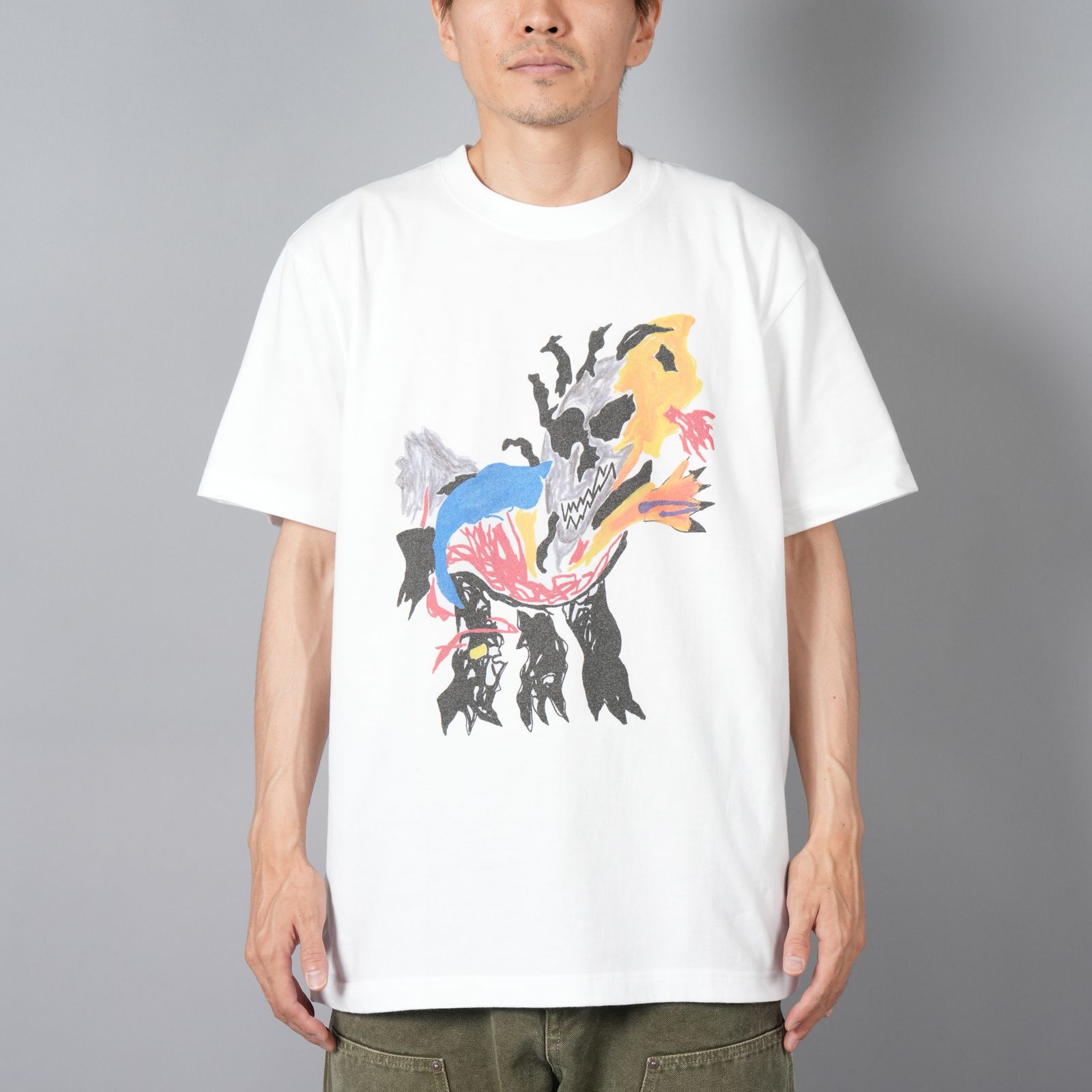 【残りわずか】【限定】Hank × Rafu T-shirt / Tシャツ (ホワイト)