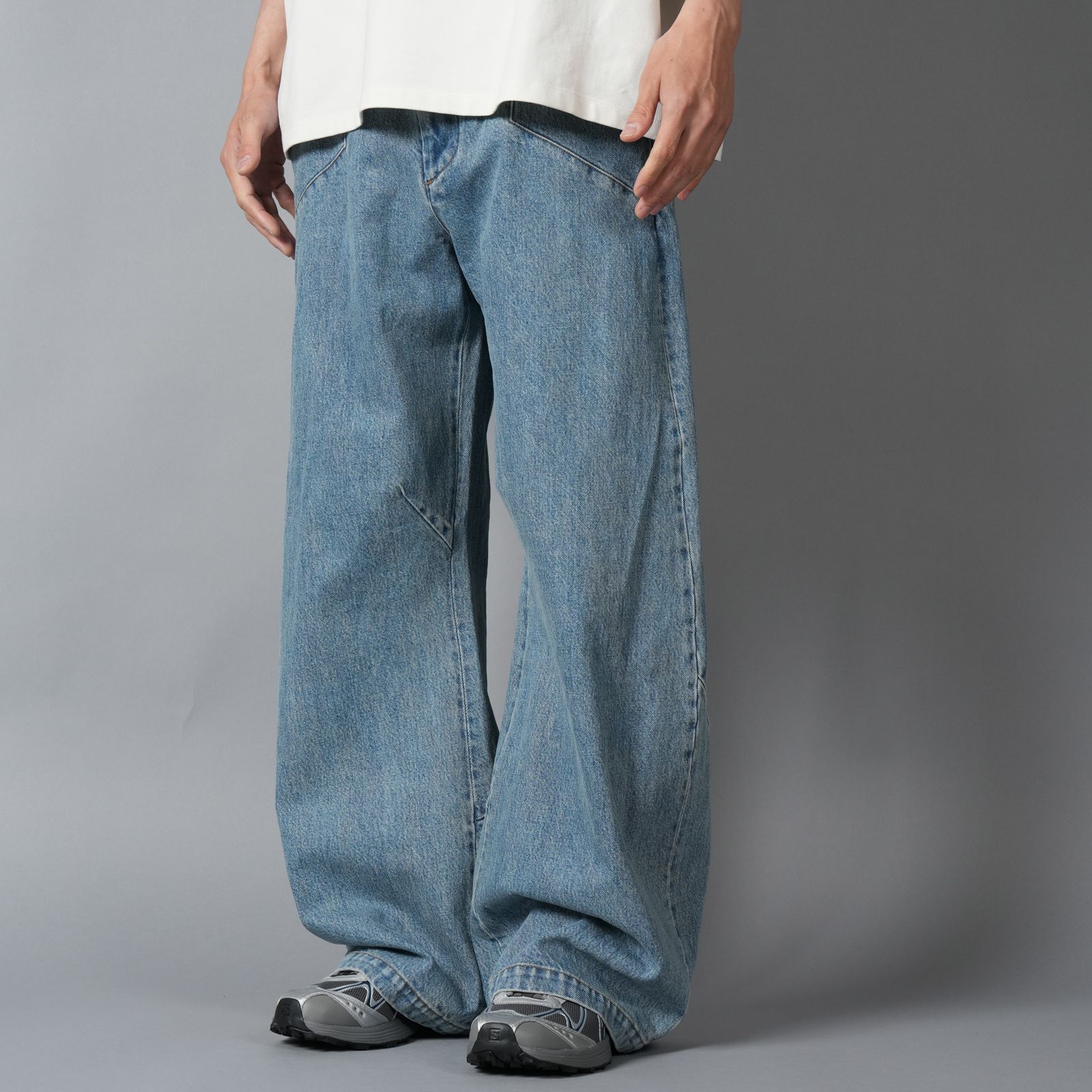 DENIM 410 WORKWEAR JEANS / デニムパンツ (ヴィンテージタイブルーウォッシュ)