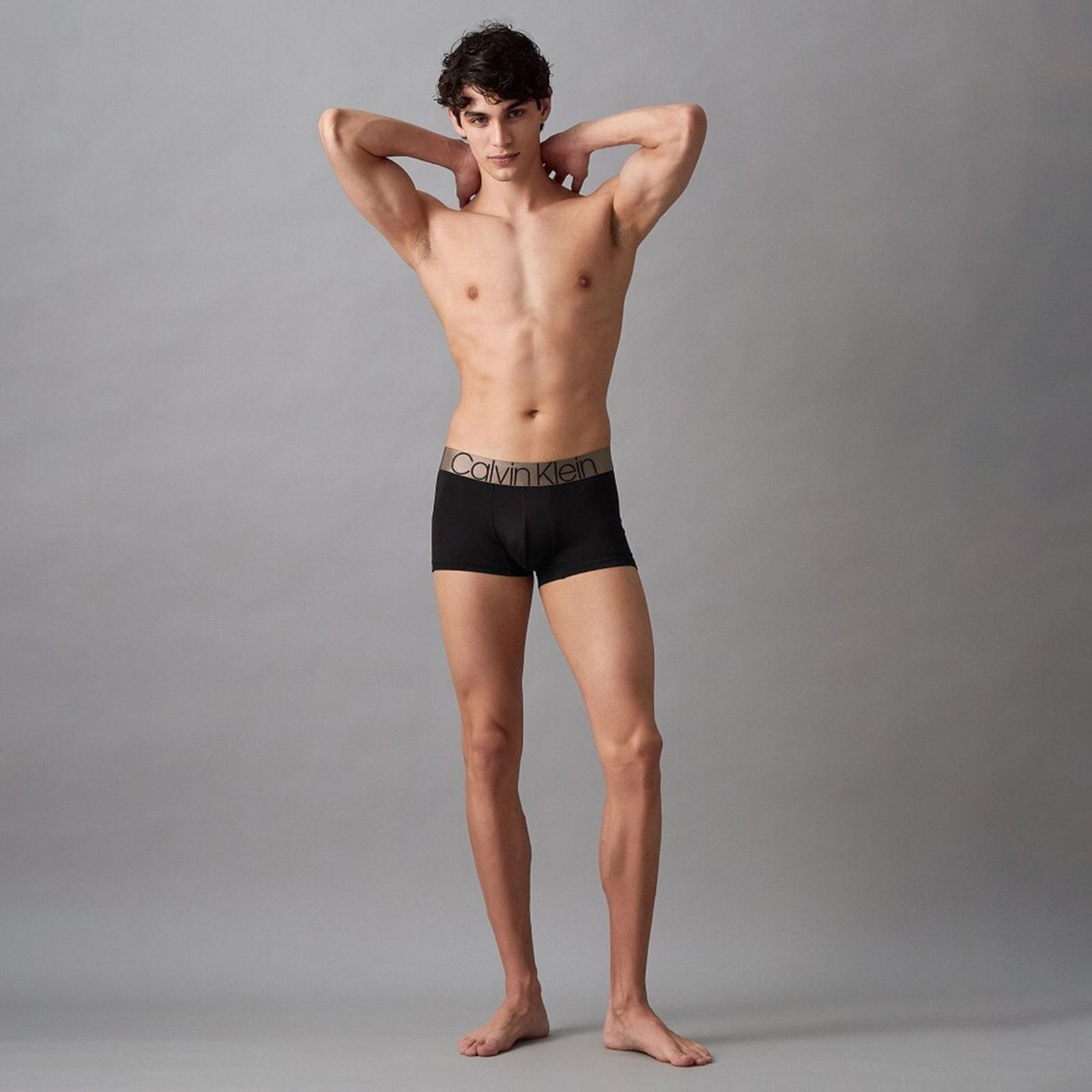 【ラスト1点】【定番アイテム】LOW RISE TRUNKS / ボクサーパンツ / ICON MICRO / ローライズトランクス (ブラック)