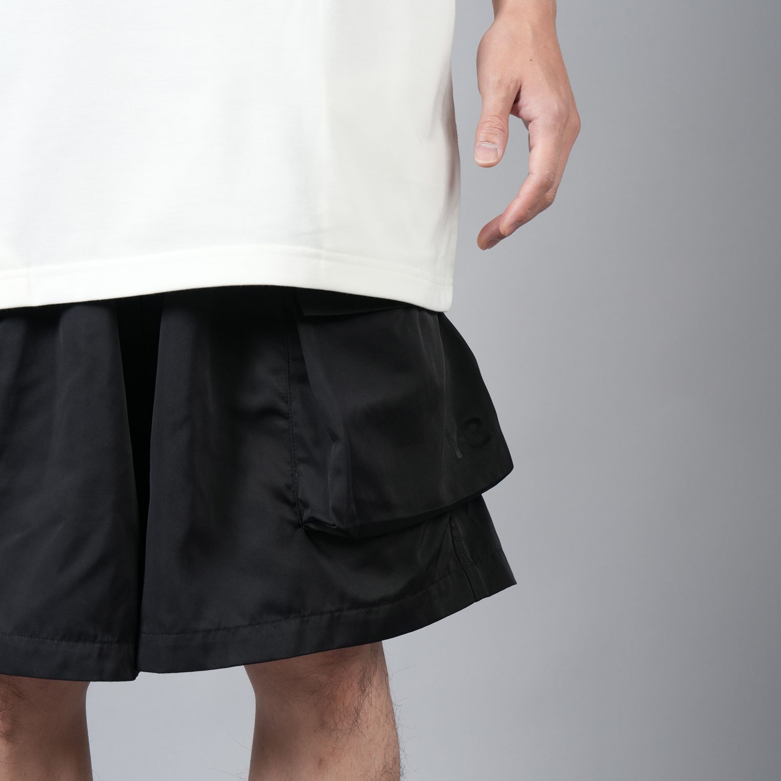 【ラスト1点】NYLON TWILL SHORT / ナイロンツイールショーツ / パンツ (ブラック)