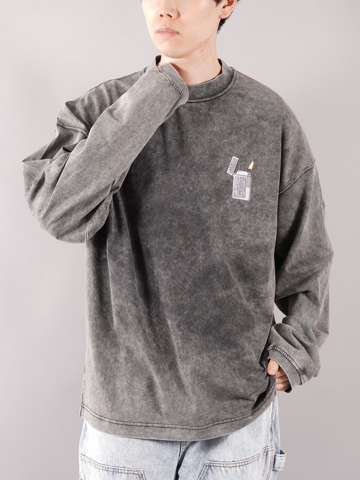 alexander wang - ラスト1点 / CLASSIC LONG SLEEVE TEE WITH LIGHTER 