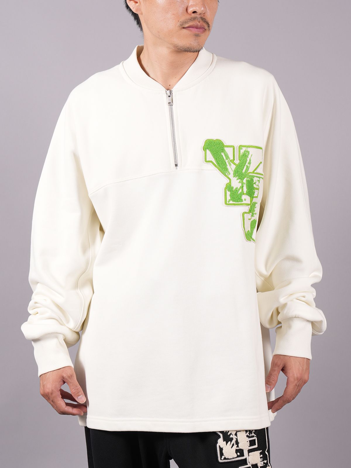 Y-3 - 【ラスト1点】 Y-3 GRAPHIC LOGO FRENCH TERRY CREW SWEATER