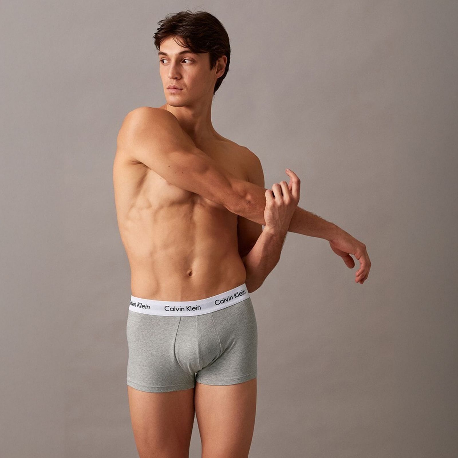 【ラスト1点】【定番アイテム】Low Rise Trunk 3pk / ローライズトランクス 3パック / ボクサーパンツ (ブラック/ホワイト/グレー)