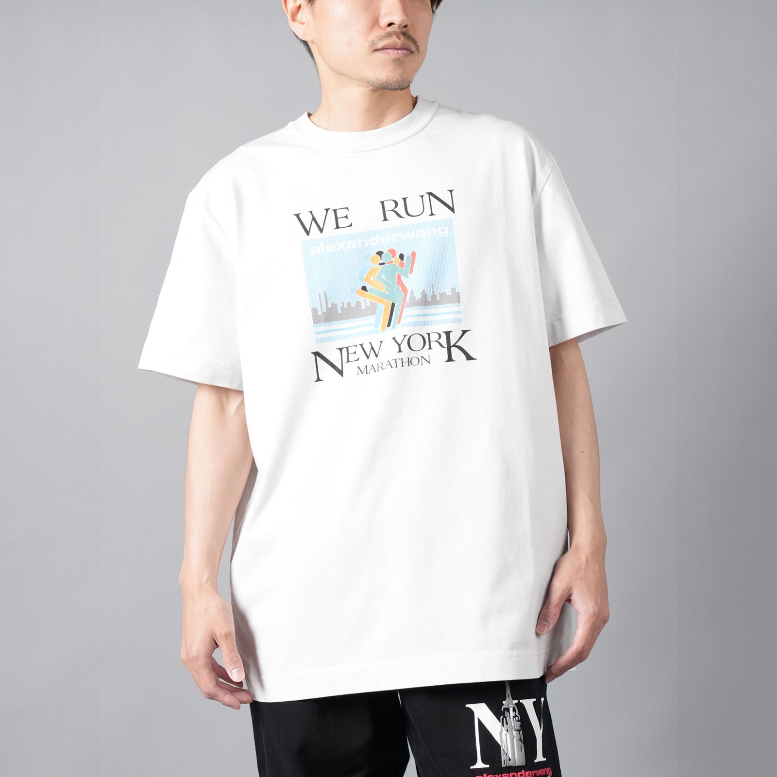 好きに alexander wang アレキサンダーワン ハーフネックニットTシャツ 