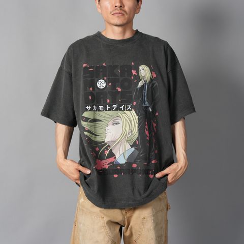 [SAKAMOTODAYS]  TSDM25SM010 / S/S T-Shirt  (SHISHIBA)  / Tシャツ (ブラック)