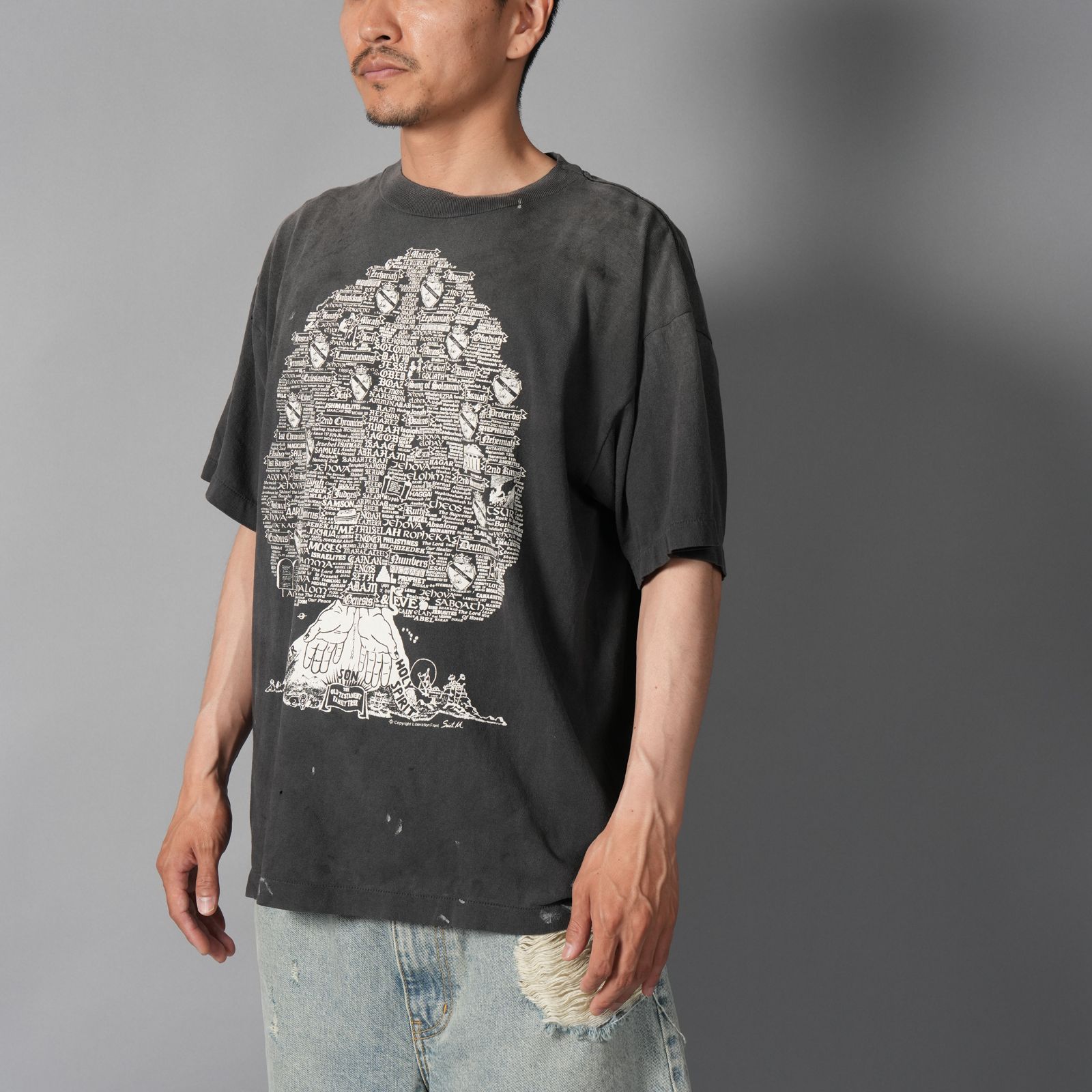 【残りわずか】SM-MK8-0000-001 / SS T-SHIRT / TREE / BLK /  Tシャツ  (ブラック)