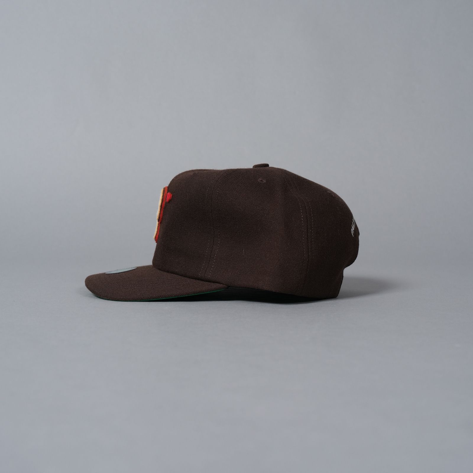 WOOL BASEBALL ''P'' HAT / キャップ (ブラウン)