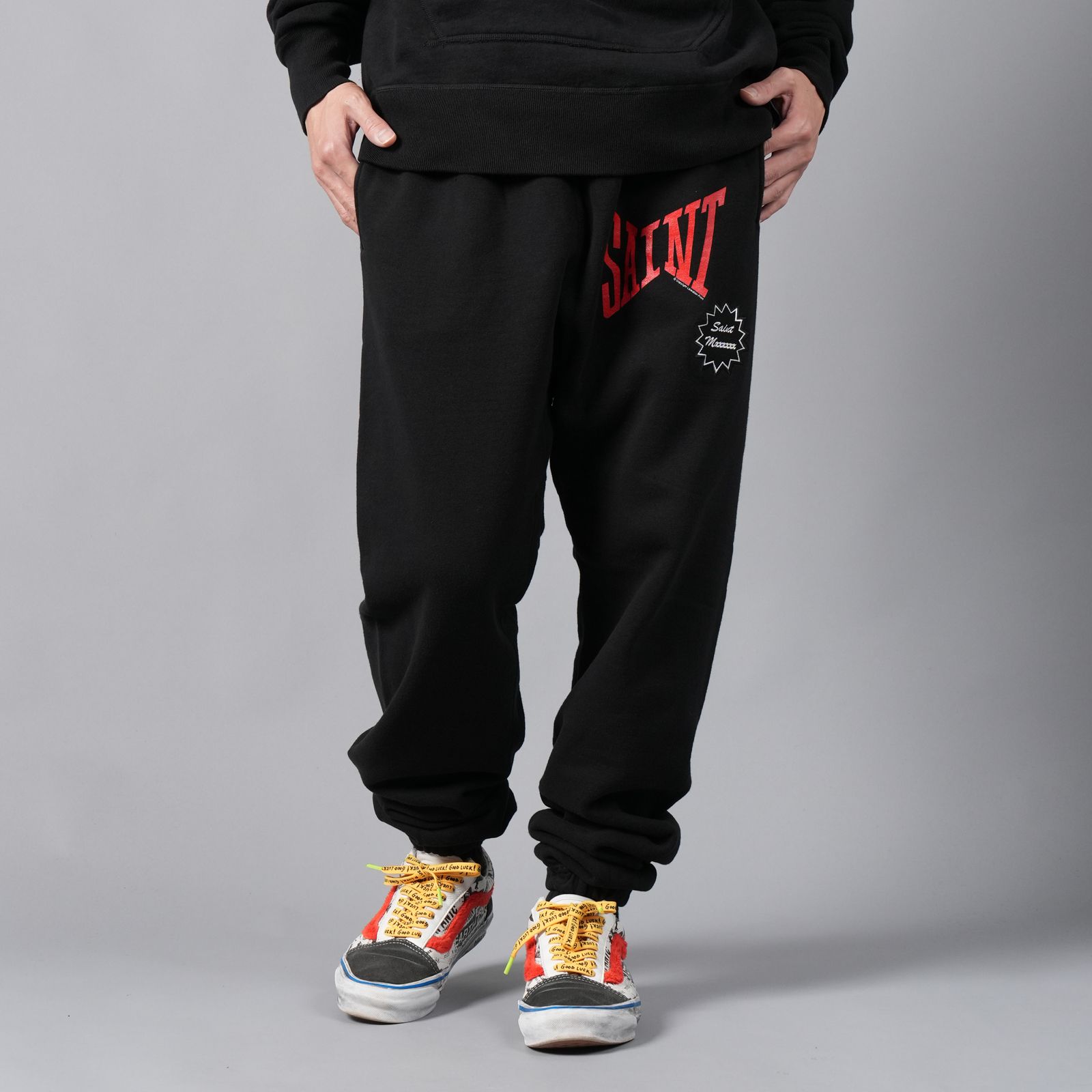 SAINT M×××××× - 【ラスト1点】SM-YS8-0000-042 / SWEAT PANTS / SAINT / BLACK /  スウェットパンツ (ブラック) | Confidence