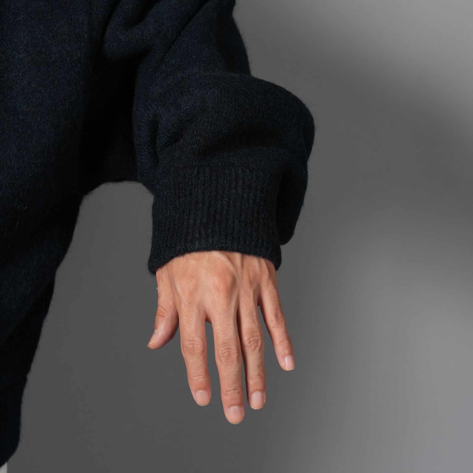 ALPACA KNIT V2 JACKET  / アルパカ ニットジャケット (アルパカインディゴ)