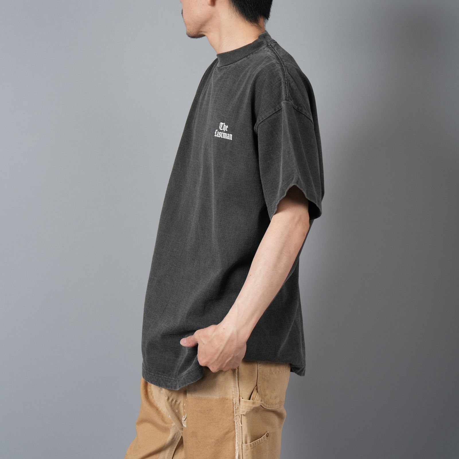 【残りわずか】PRINTED TEE SHIRTS "TRUCKER" / プリントTシャツ トラッカー / Tシャツ (ブラック)