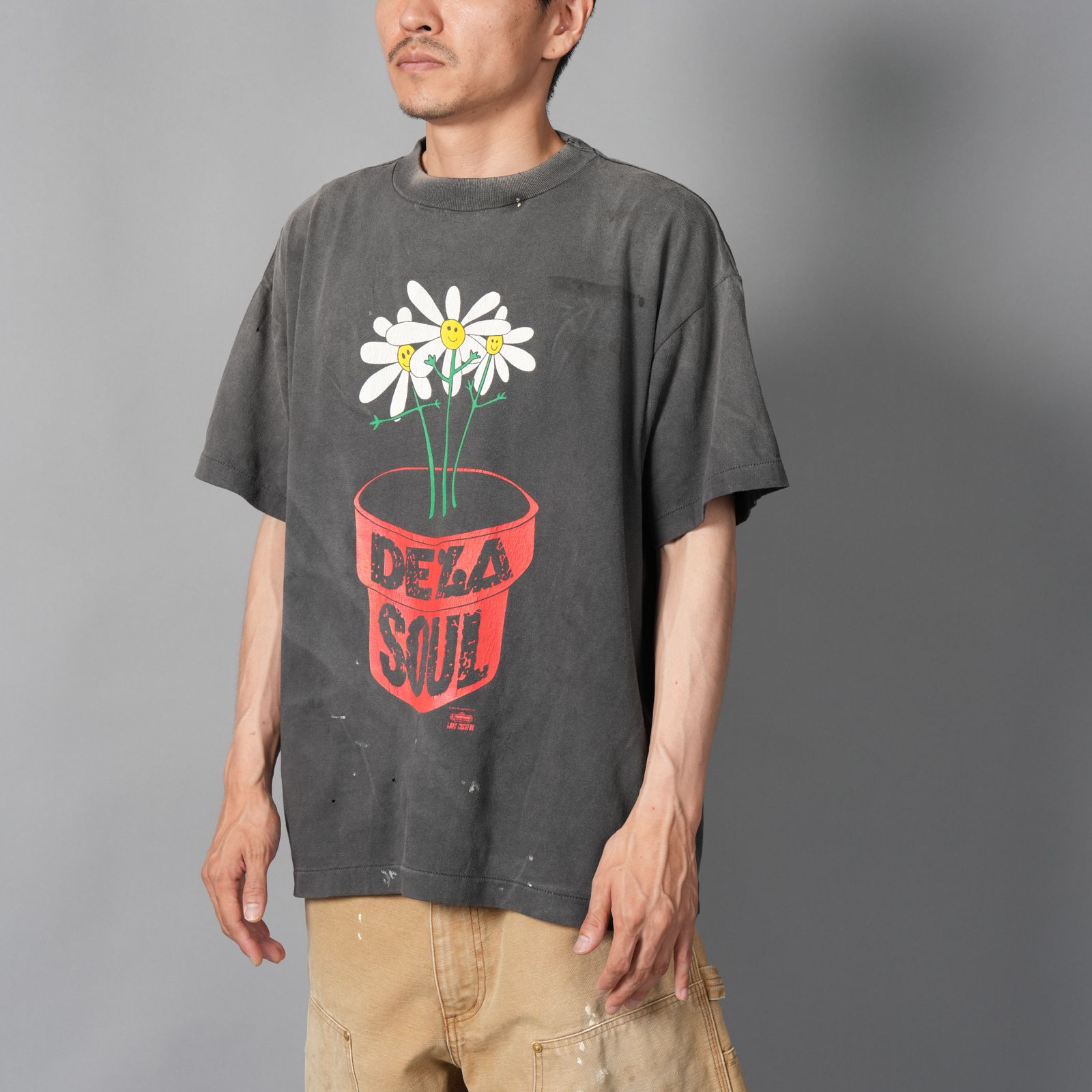 【ラスト1点】【コラボ】SM-HR1-0000-C18 / DLS_SS TEE / DE LA SOUL / BLACK / Tシャツ (ブラック)