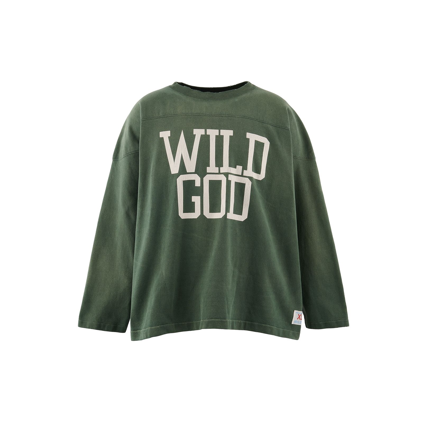 SM-MK8-0000-056 / FOOTBALL SWEAT / WILD GOD / GREEN / フッドボールスウェット (グリーン)