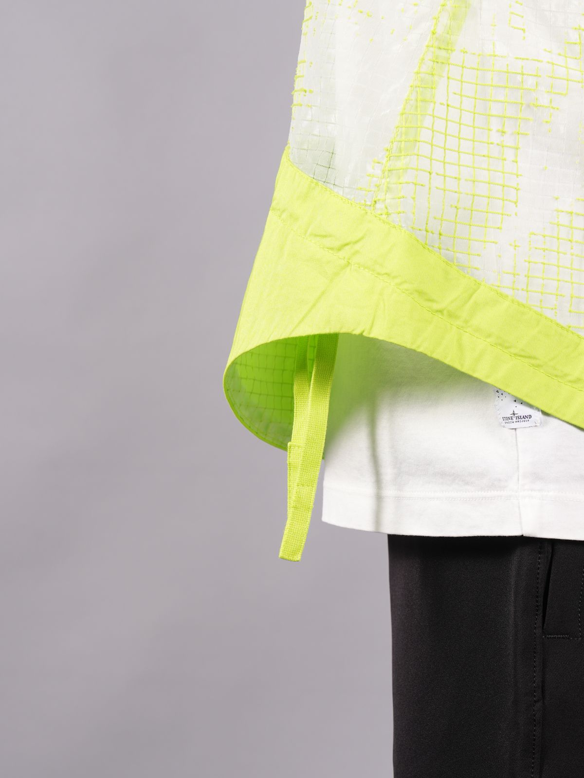 【ラスト1点】 G0223 VEST DISTORTED RIPSTOP ORGANZA-TC / ベスト (ピスタチオグリーン)