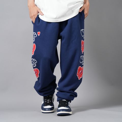 【ラスト1点】【コラボ】 EU-YS1-0000-C05 / CPD LOGO SWEAT PANTS / NVY / スウェットパンツ (ブルー)