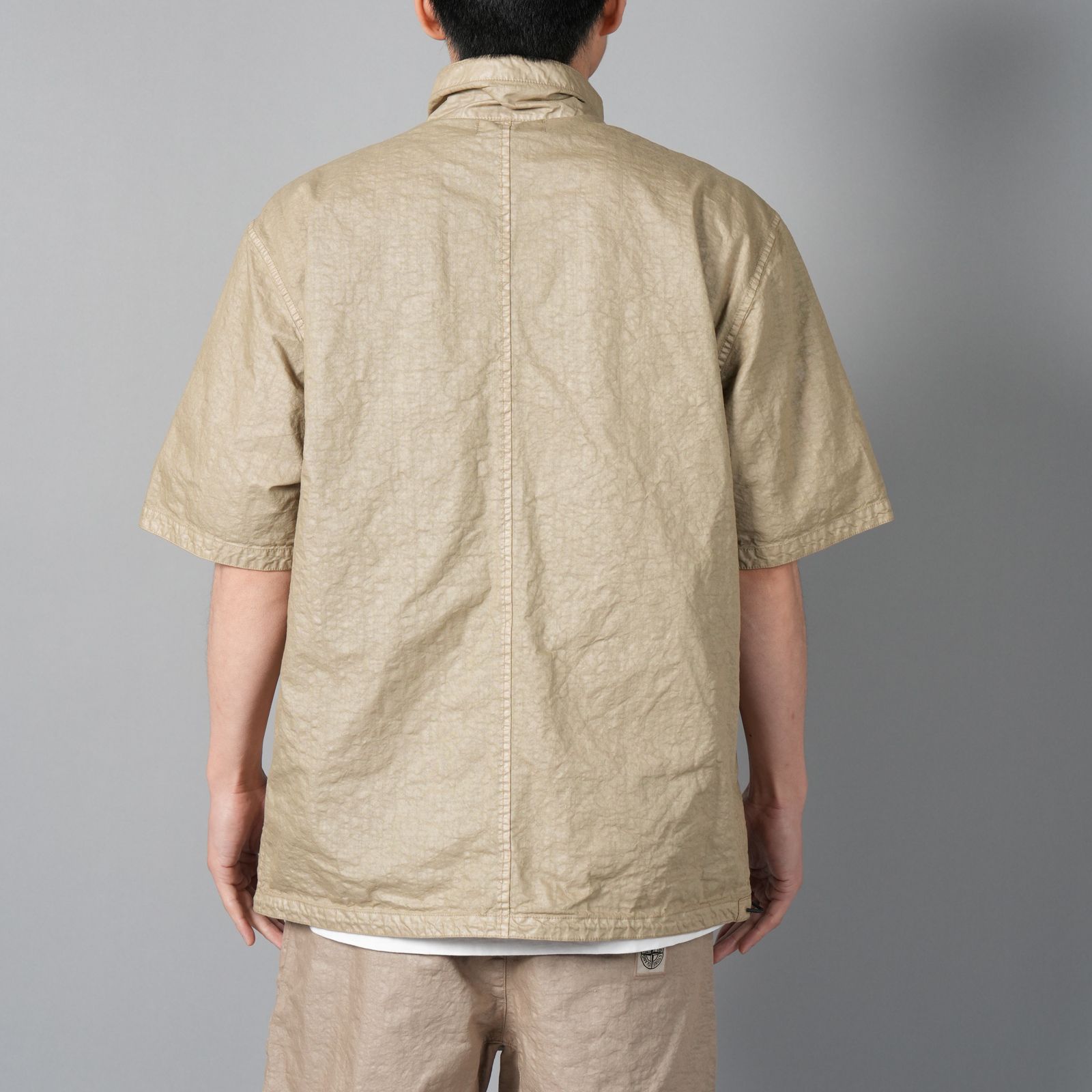 STONE ISLAND - 1200028 ORGANIC LOOK NYLON PANAMA-TC / 半袖