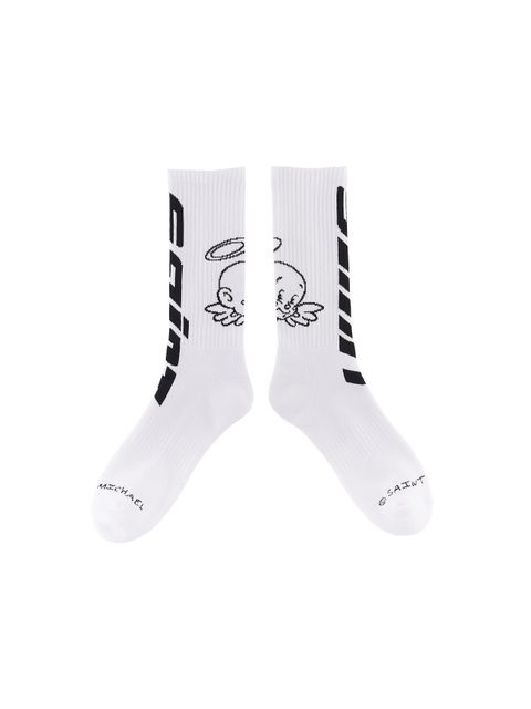 【残りわずか】 SM-S23-0000-105 / SOCKS / ANGEL / WHITE / ソックス エンジェル   (ホワイト)